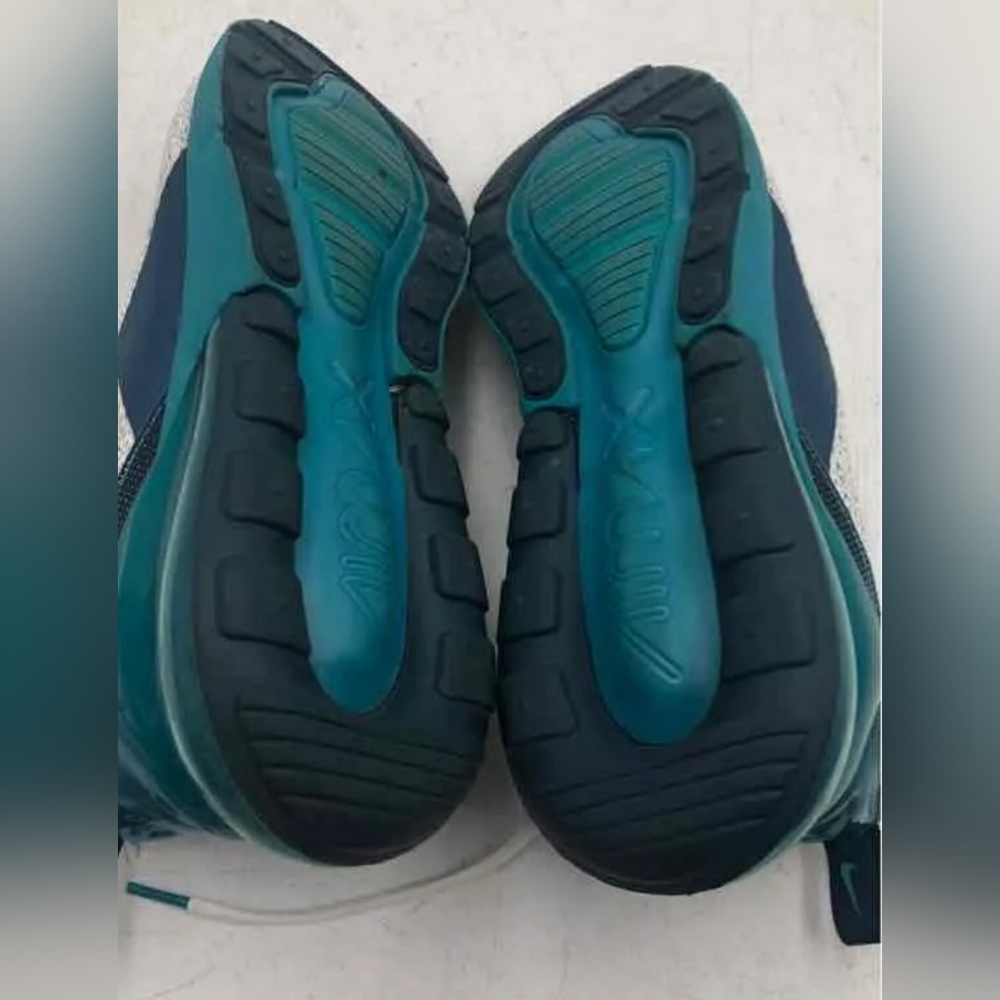 Nike Air Max 270 SE AQ9164-102 White Teal Lace Up Sneakers Men 7 or Women 8.5 - Picture 6 of 9
